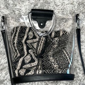 Versatile Clear Purse with removable pouch